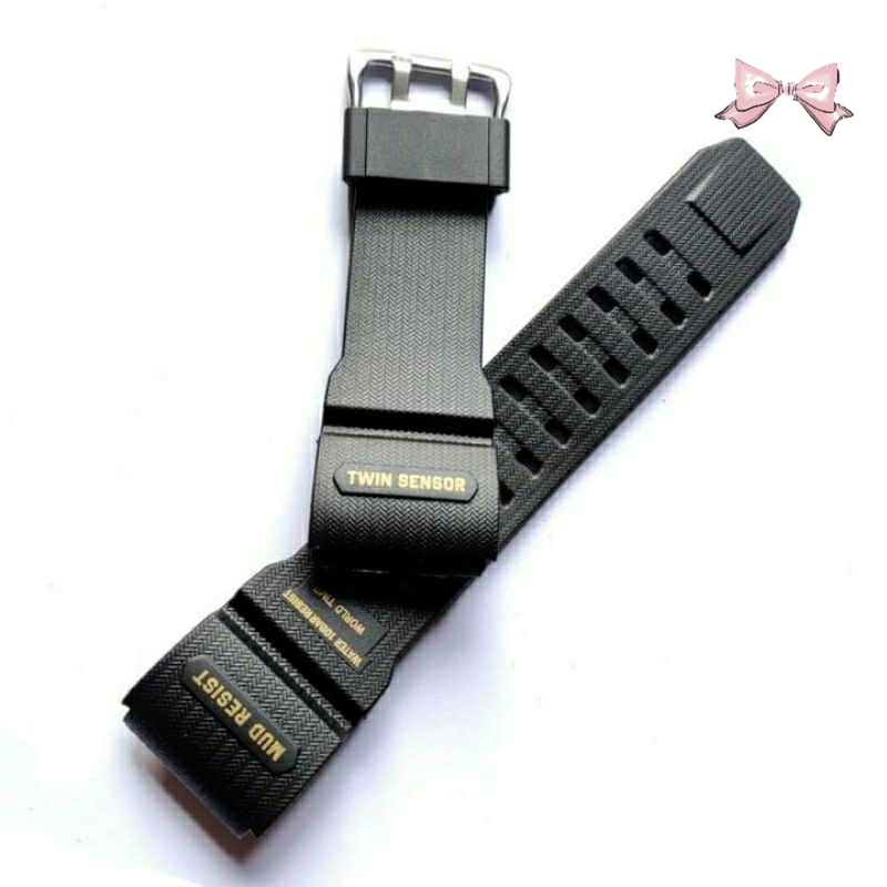 Strap Tali Jam Casio G Shock Mudmaster GG-1035A-1A Big Bang Black WARNA HITAM