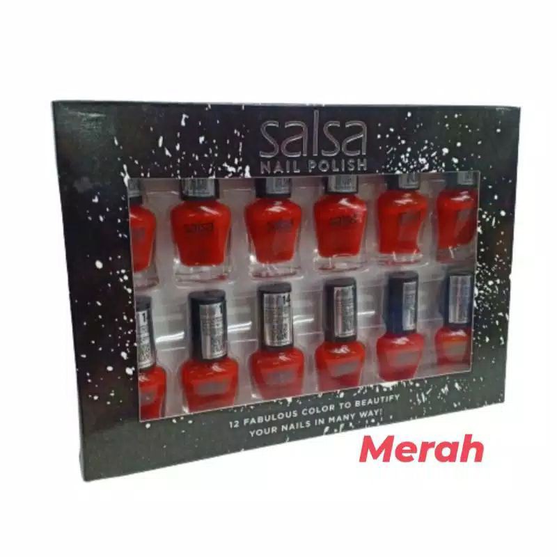 KUTEK SALSA MERAH ISI 12.PCS