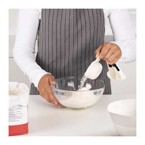 STAM Sendok takar, set isi 4, merah, hijau/biru