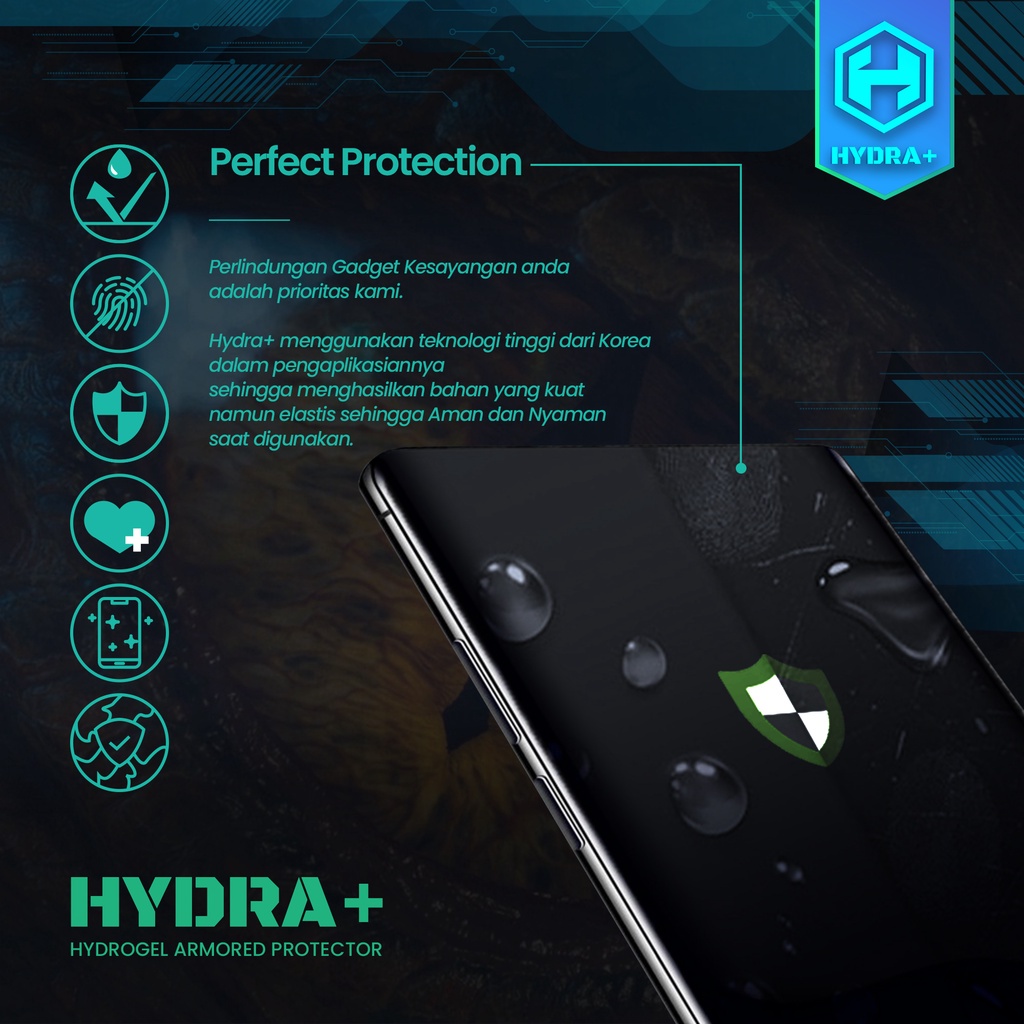 HYDRA+ Samsung A51 2019 - Anti Gores Hydrogel - Not Tempered Glass - Full-1