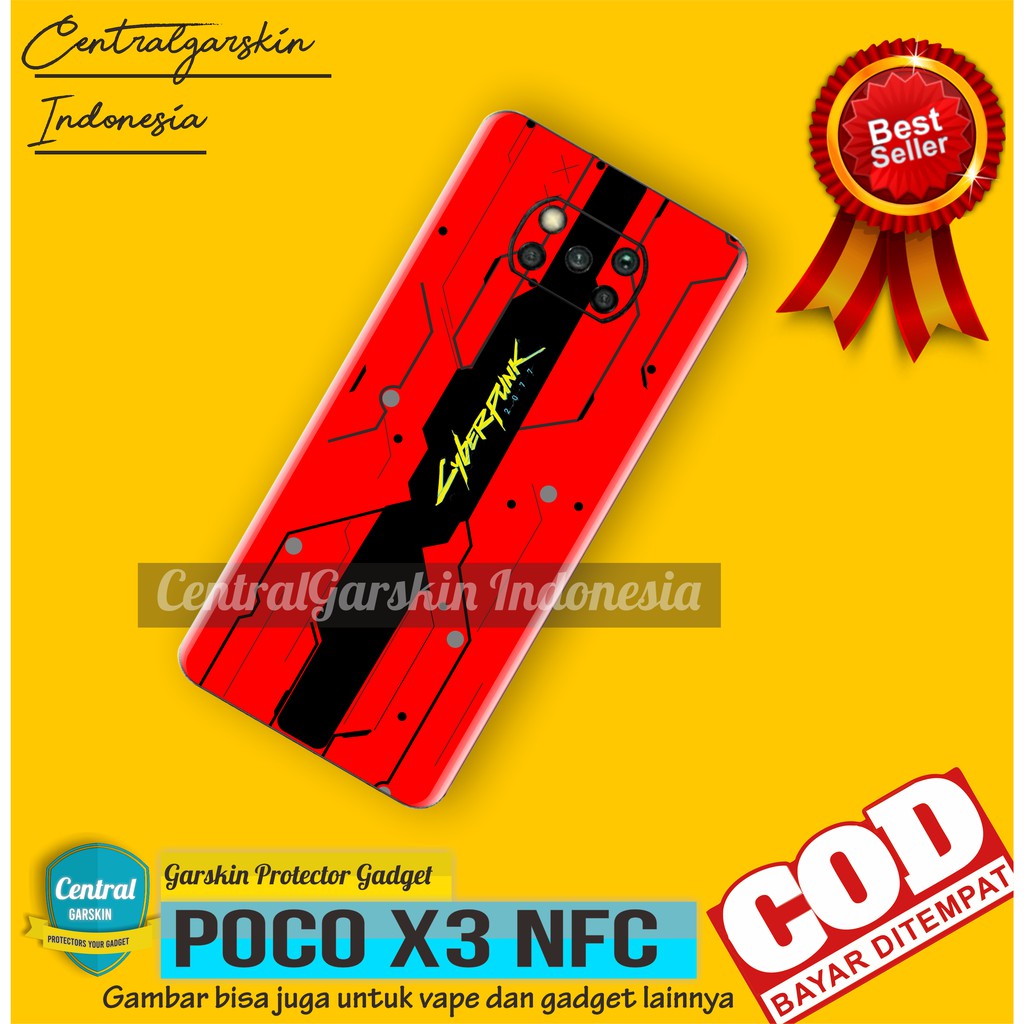 COD Garskin Pocophone X3 Poco X3 Fullbody cyberpunk R [central garskin]