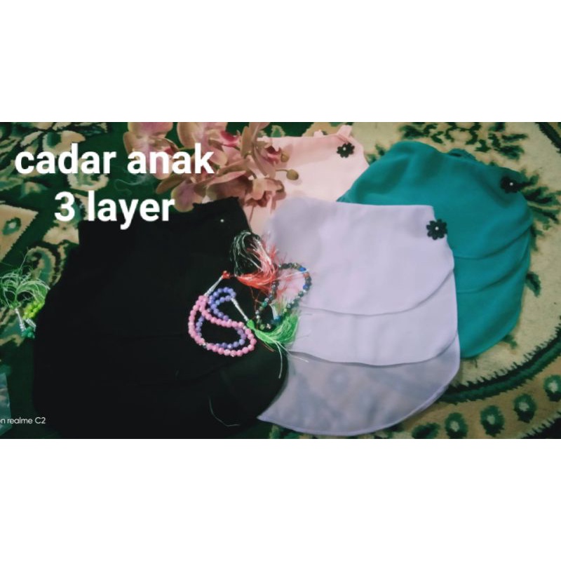 Cadar Masker Niqab anak variasi