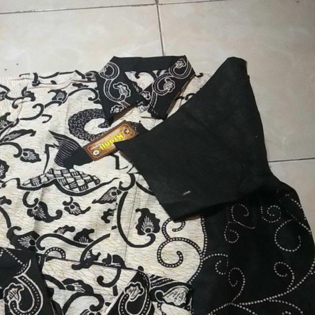 Bswart Batik Hrb026 Kenongo Hem Pendek Padi Pekalongan M L Xl Batik Pria Murah Modern Grosir