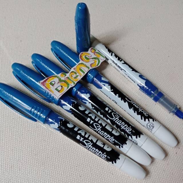 

Spidol Sharpie Biru / Stained Sharpie Fabric Marker Bllue