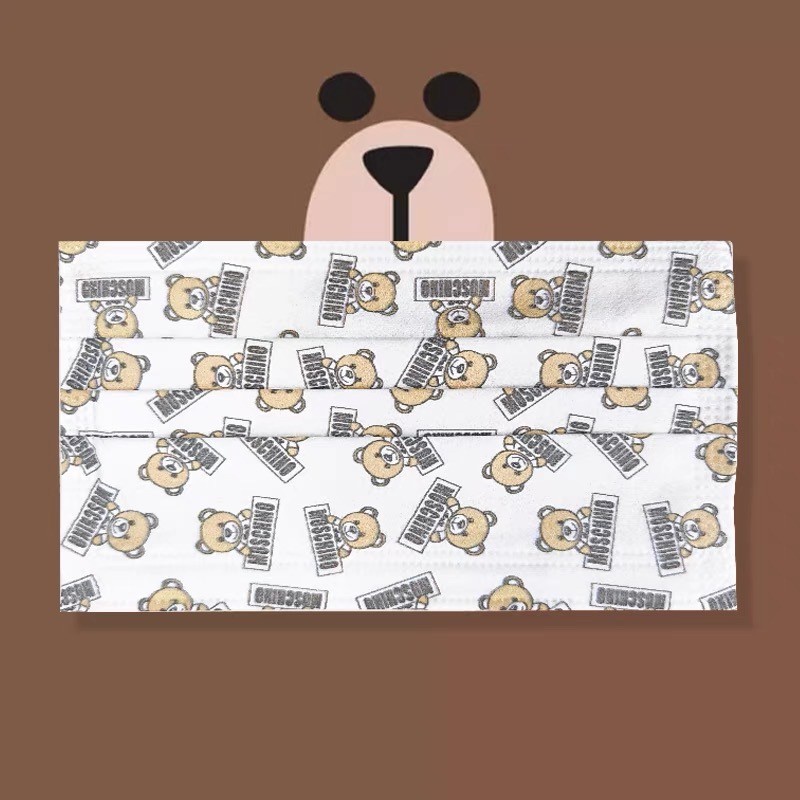 Masker Dewasa Premium Baby Moschino 3 Ply - Satuan