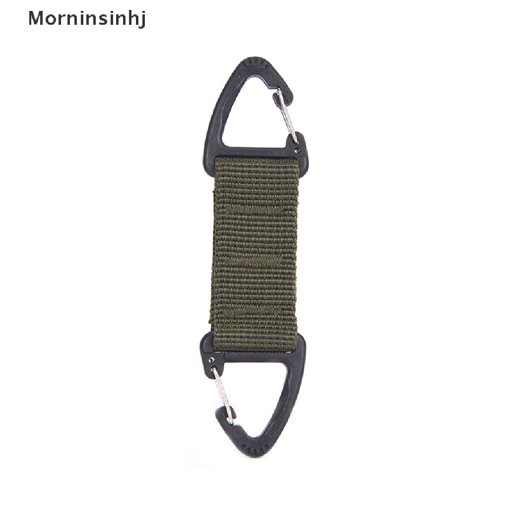 Mornin Klip Carabiner Taktis Untuk Tas Backpack Outdoor