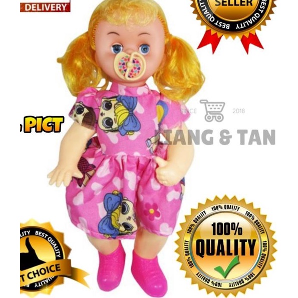 PROMO UKURAN BESAR Mainan Anak Perempuan Bayi Boneka Susan Bisa Nangis