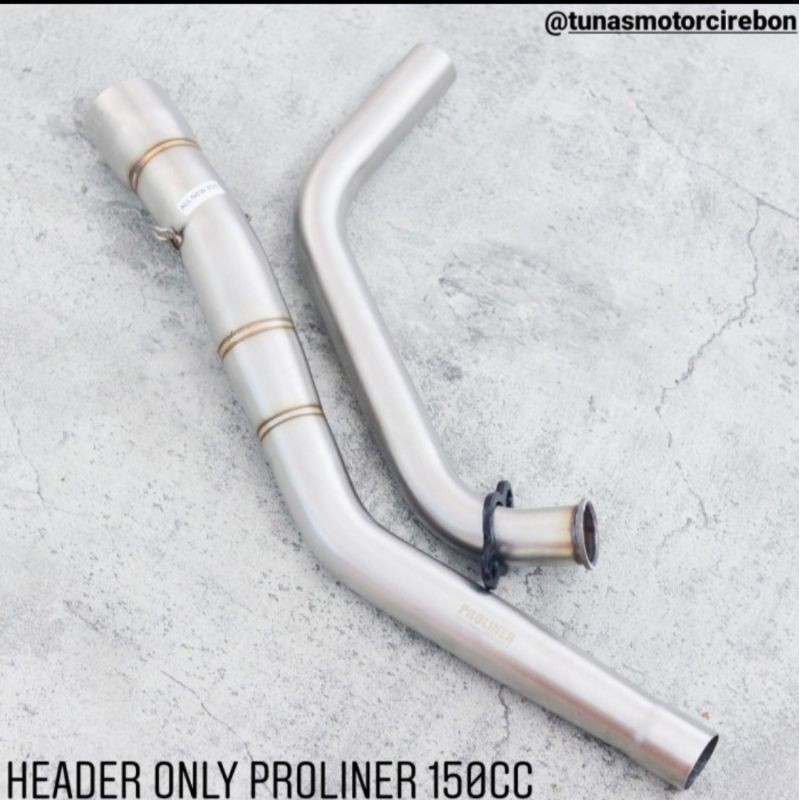 Header Proliner Leher only 150cc CBR150 GSX150 Vixion R15 Sonic FU MX