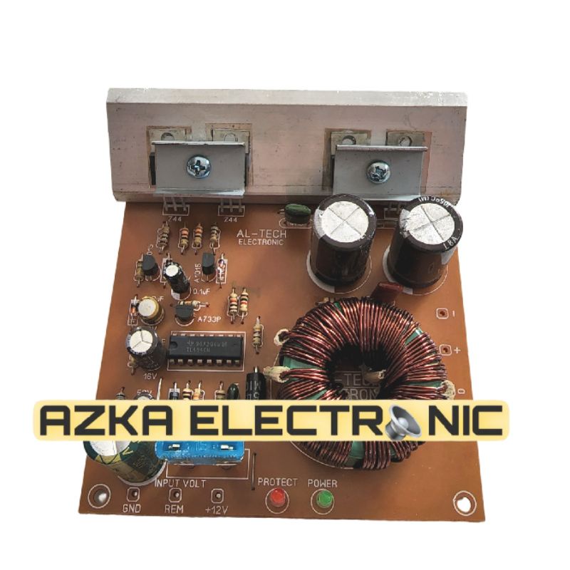 Kit Inverter 12V DC To 18V DC CT 7A