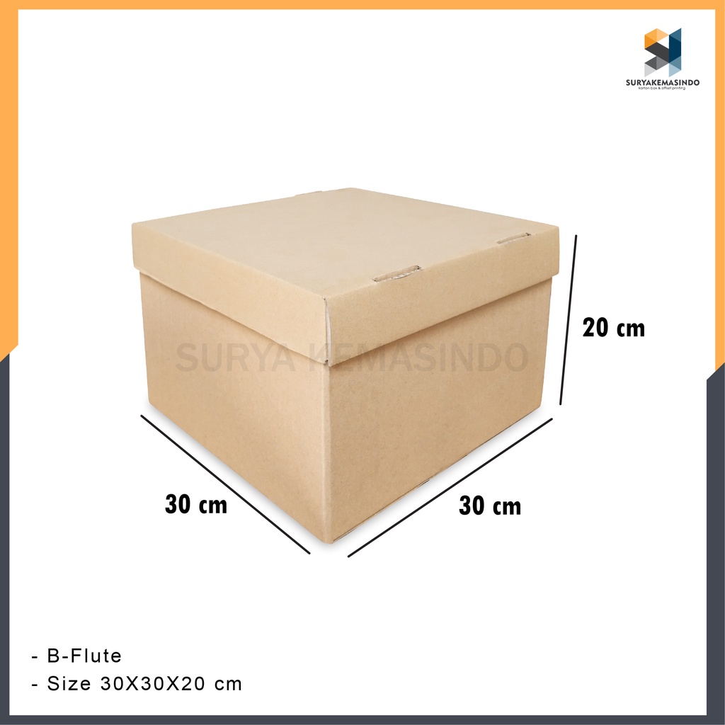 

Kardus Heebe 30x30x20 cm Top/Bottom