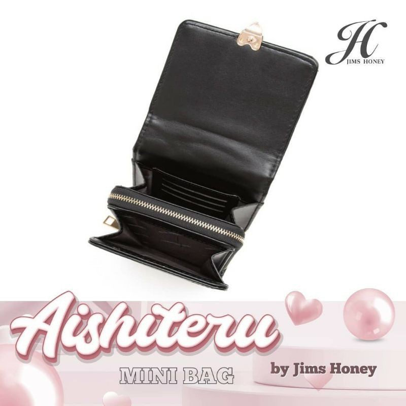 JIMS HONEY AISHITERU TAS MINI BAG SLEMPANG TENTENG HANDBAG KULIT SINTESIS MUAT BANYAK