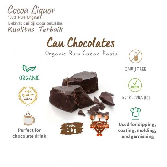 

PURE COCOA LIQUOR 1 KG COKLAT PASTA CHOCOLATE PASTE COCOA MASS 1KG
