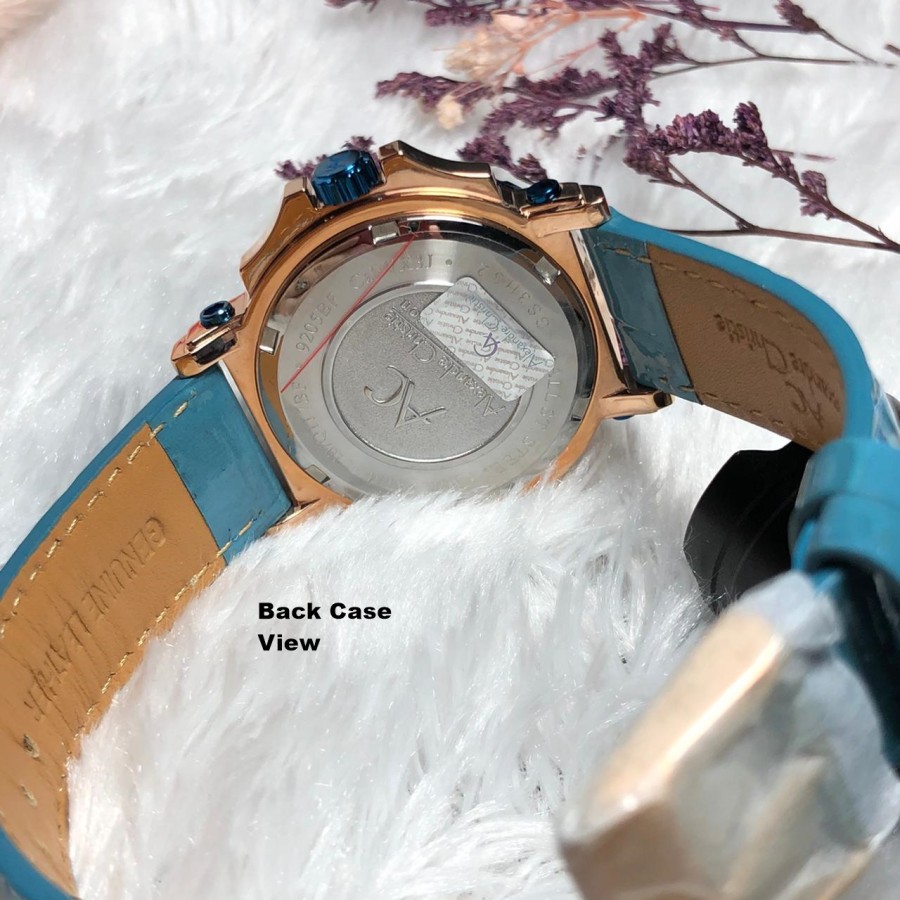 ORIGINAL Jam Tangan Wanita Alexandre Christie Collection AC 9205 / AC9205 / 9205 Leather