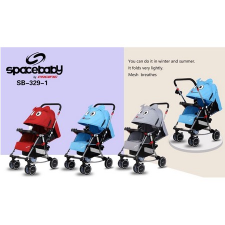 Stroller Spacebaby SB329-1 Ayun Kereta Dorong Bayi Space baby Makassar