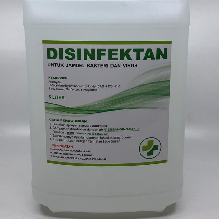 Surgical Grade disinfectant Disinfektan QUAT DDAC 5 liter