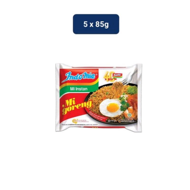 

Indomie goreng 5 x 85g