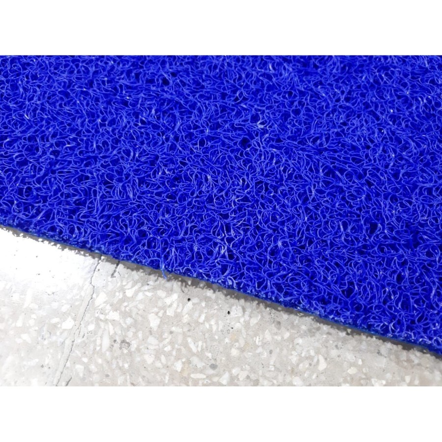 Keset Mie Bihun PVC 40x60 BLUE, Karpet Anti Slip, S Mat, Kamar Mandi-4