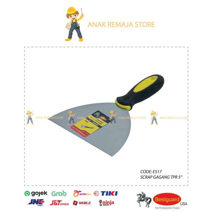 

UKIR-ALAT- BESTGUARD | SCRAP GAGANG TPR 5" -ALAT-UKIR.