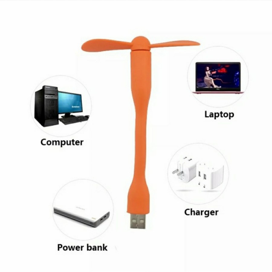 Kipas Angin USB Laptop Power Bank HP Charger Fan Kipas Baling Protable Flexible Portable Fan Micro Kipas Protable Micro USB Baling2 HP18