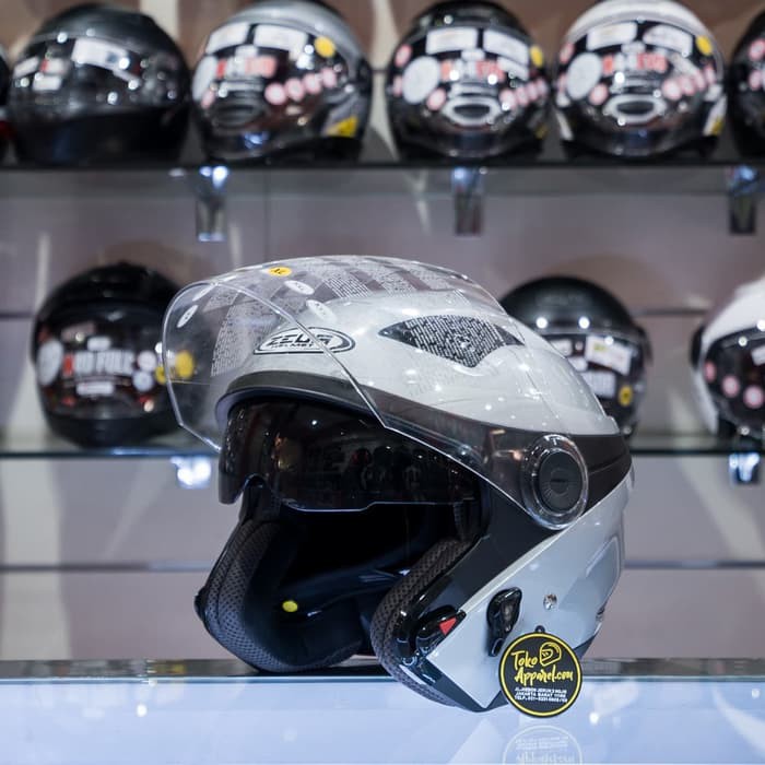 HELM HALF FACE ZEUS ZS-610 SILVER