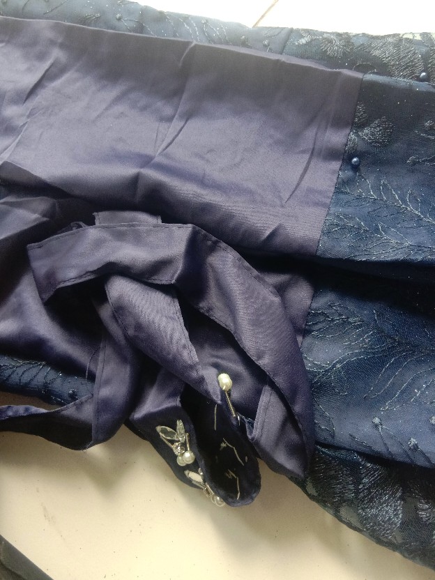 New Arrival !!! Shopashop Solo Batik Kebaya Couple Indigo Aplikasi Payet