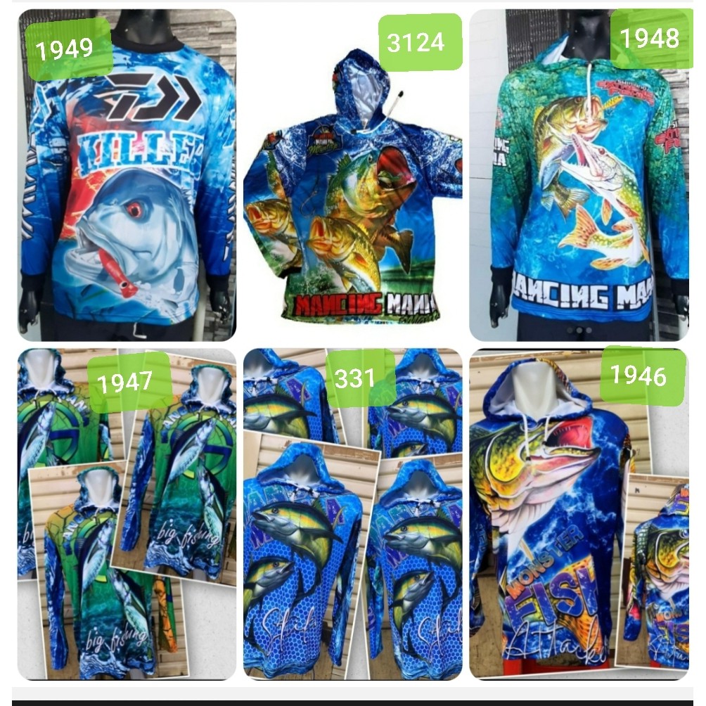 kaos jersey mancing-baju mancing bertopi 985