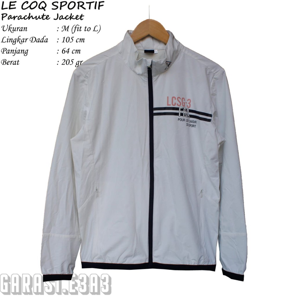 Le Coq Sportif _ Parachute Nylon Jacket _ Jaket Parasit _ Thrift Shop