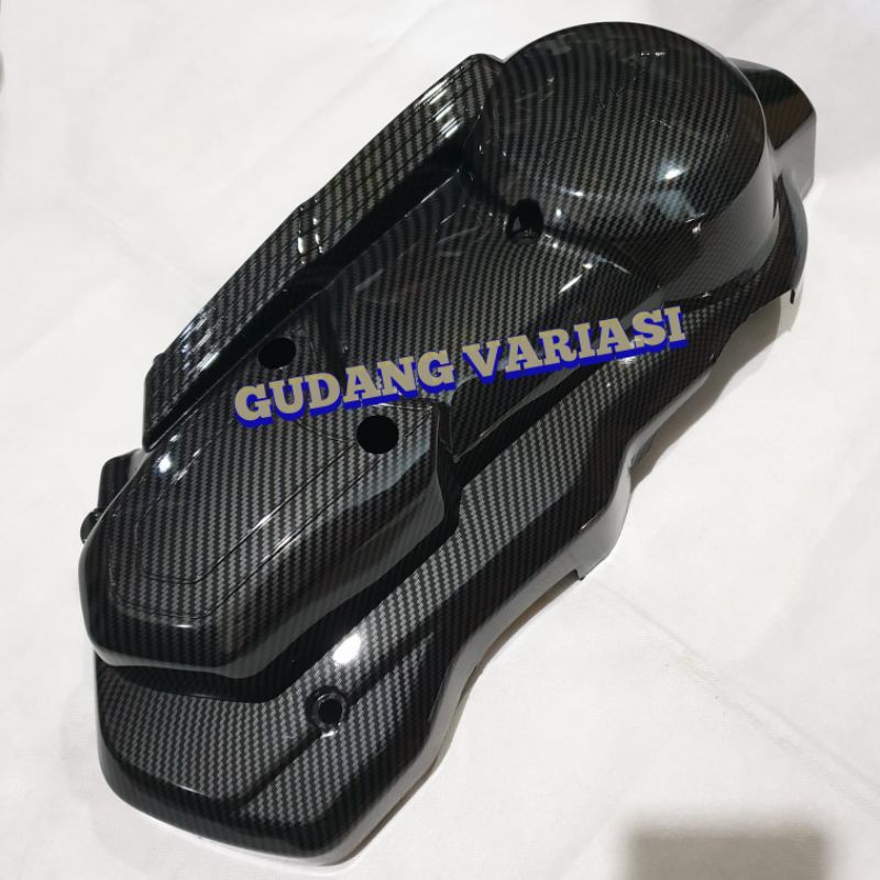 COVER TUTUP CVT NMAX NEW 2020 - 2021 CARBON KARBON KILAT