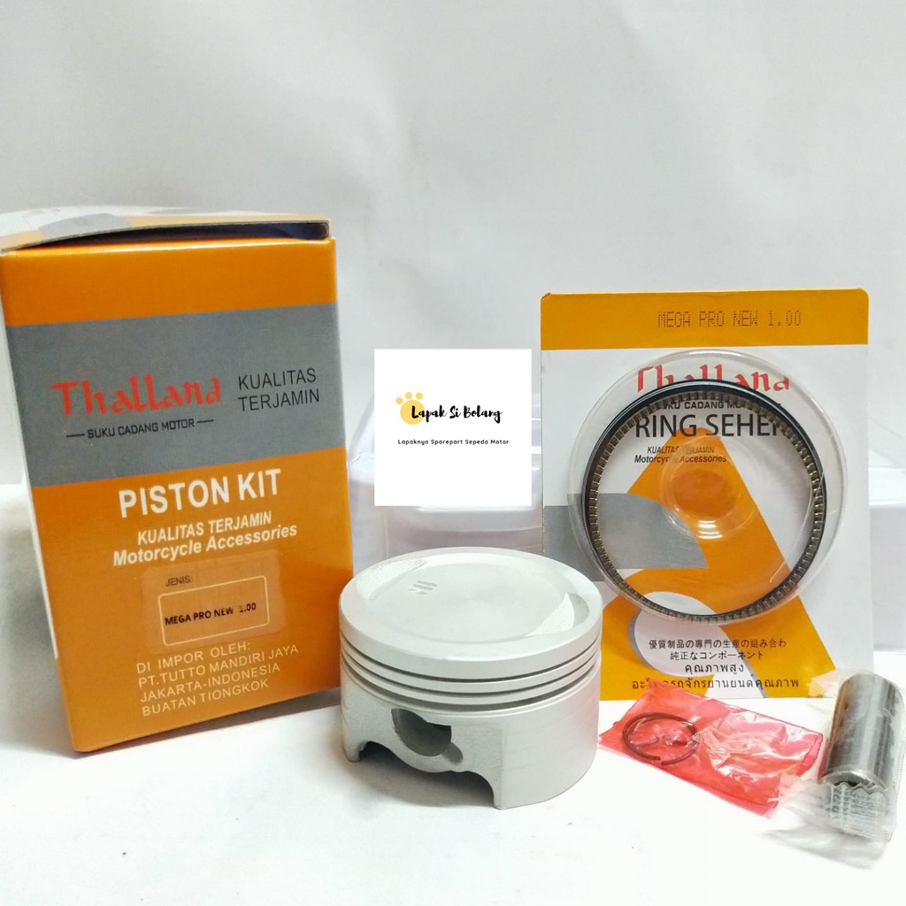 PISTON KIT MEGA PRO NEW SEHER SET MEGA PRO NEW / SEHER VERZA OS STD 25 50 75 100 THALLAND