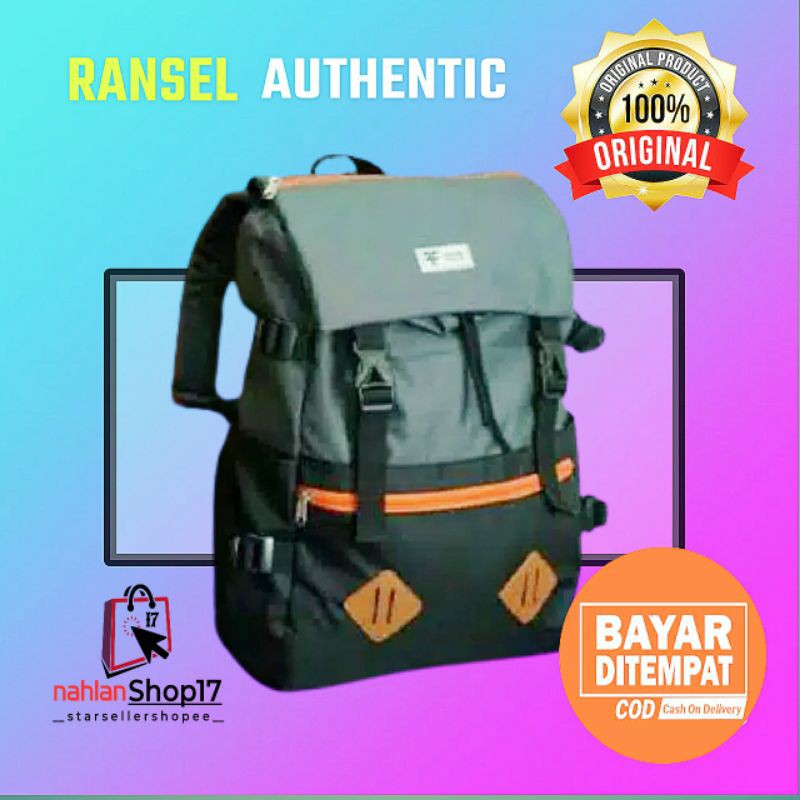 TAS RANSEL COWOK AUTHENTIC / BACKPACK FASHION TAS PRIA