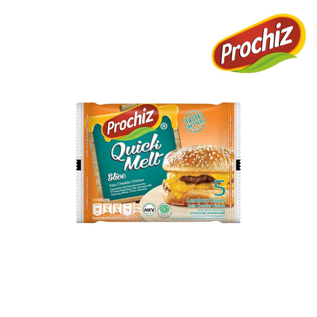 PROCHIZ Keju Quick Melt Slice 5’s