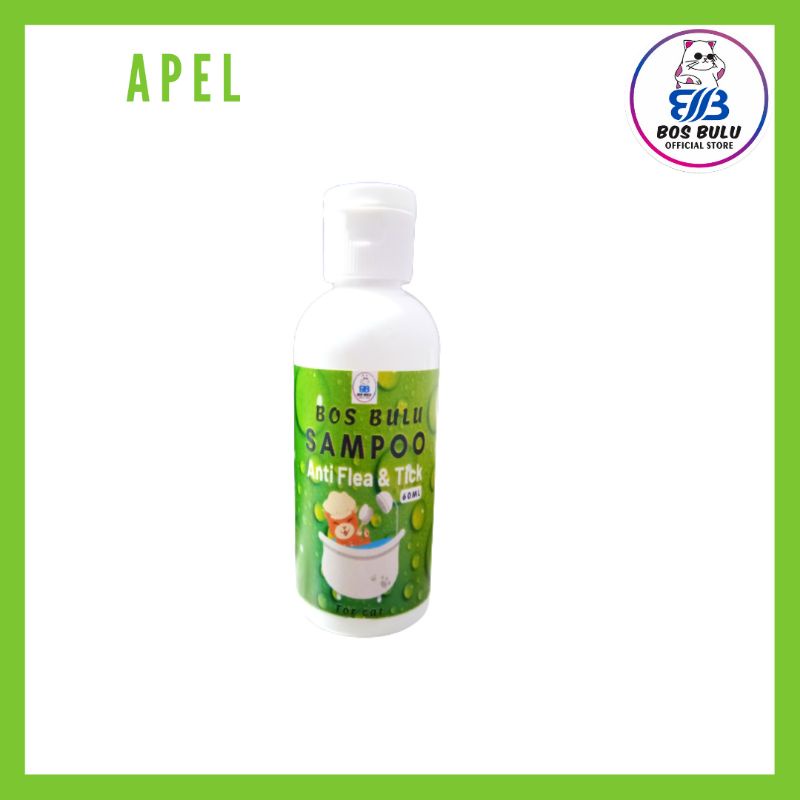 sampo anti kutu jamur bulu rontok kucing 60ml