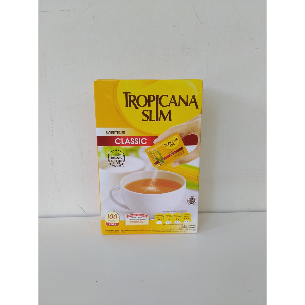 

Tropicana Slim Sweetener Classic 100s 250 gram