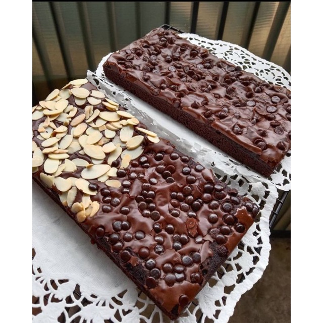 

fudgy brownis/brownis panggang brownis coklat