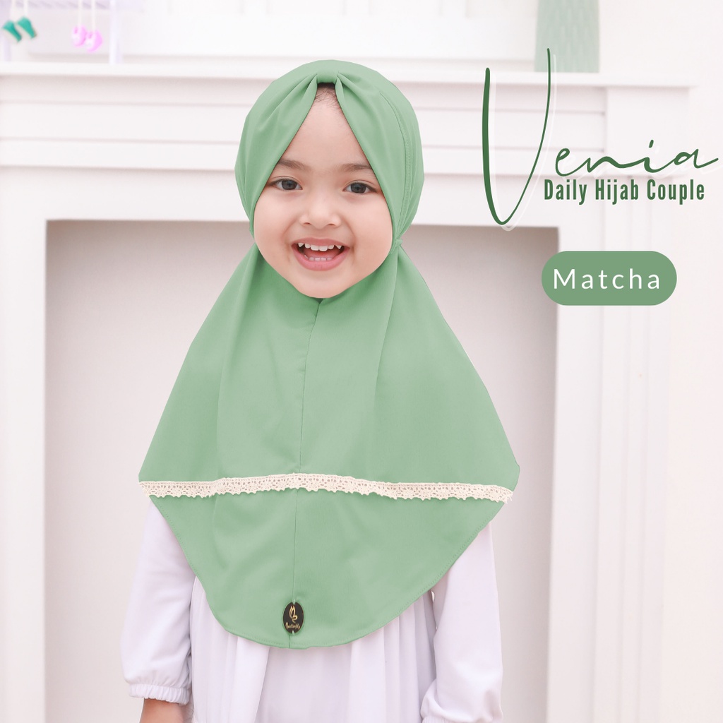 Hijab Anak Renda Lucu Venia Kids Usia 1-3 Tahun