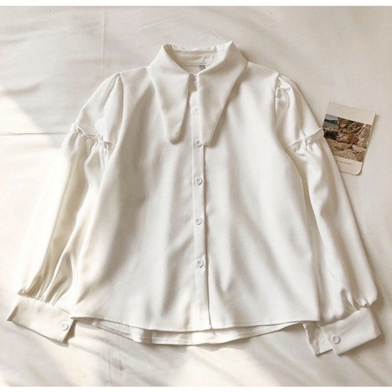 Kemeja Atasan Wanita Lengan Besar Modena Felice Katlina Lucia-MODENA PUTIH (M)