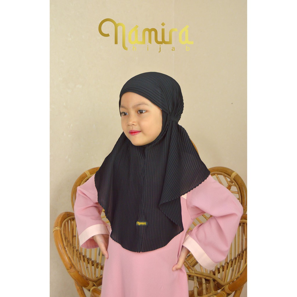 NAMIRA HIJAB/Bergo Plisket Lidi Anak