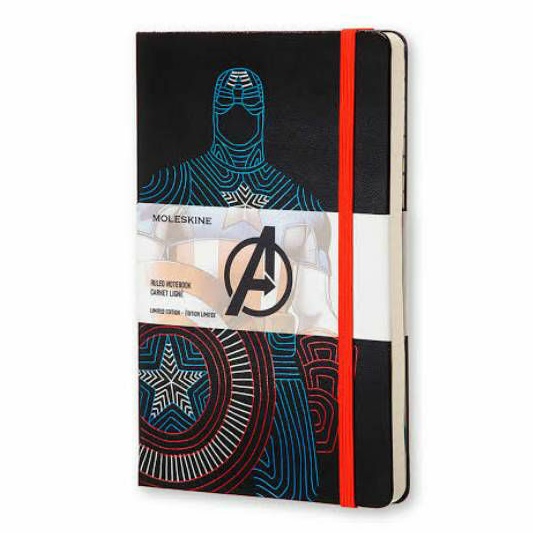 

Moleskine Ruled Notebook Captain America The Avengers - Limited Edition