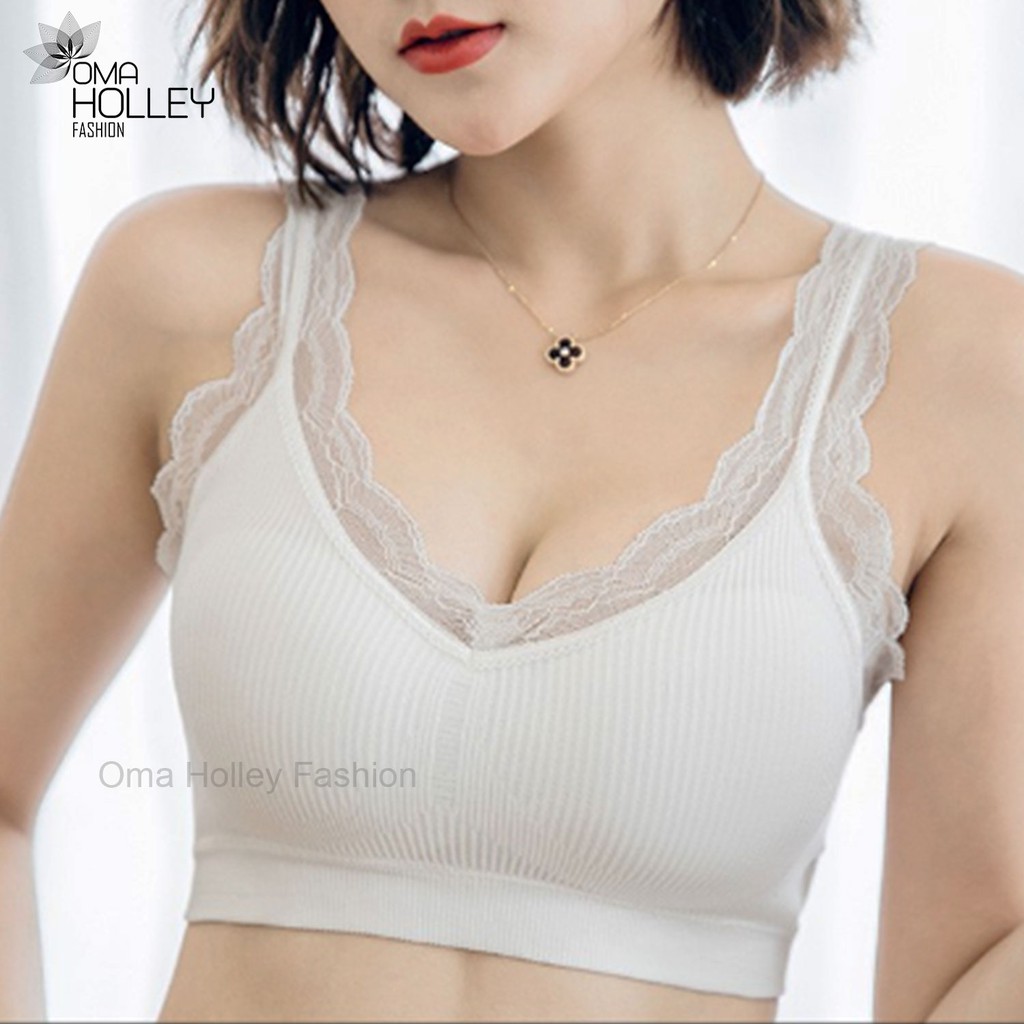 (COD) OH Fashion Bra wanita kombinasi brukat #B004