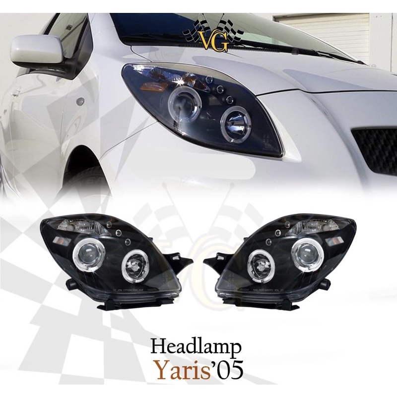 Jual HEADLAMP TOYOTA YARIS 2005-2009 AFTERMARKET | Shopee Indonesia