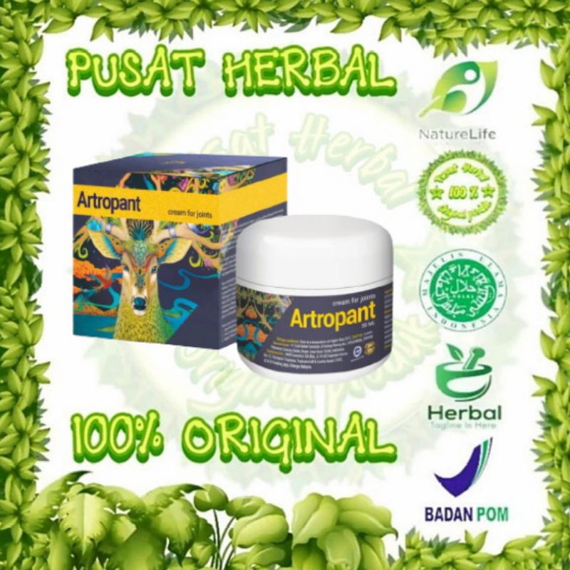 ARTROPANT 100% ORIGINAL CREAM ASLI-ANTROPANT  ISI 50ML OBAT NYERI SENDI DAN TULANG