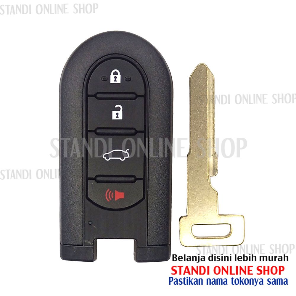 Remote Set Komplit Kunci Smartkey Daihatsu All New Sirion Original