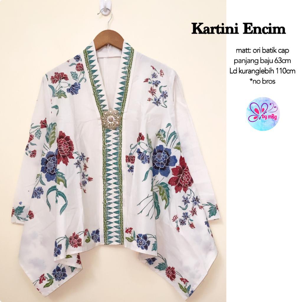 Blus kartini encim ori batik cap solo