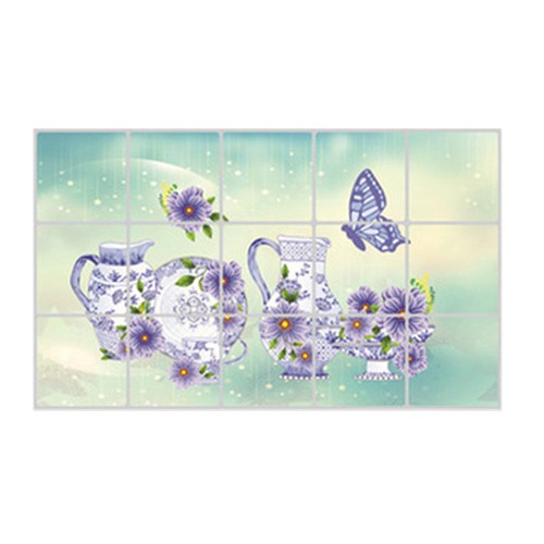 Promo TL270 : KITCHEN STICKER/ STIKER DAPUR 45X75-TL270- CRISTAL JAR