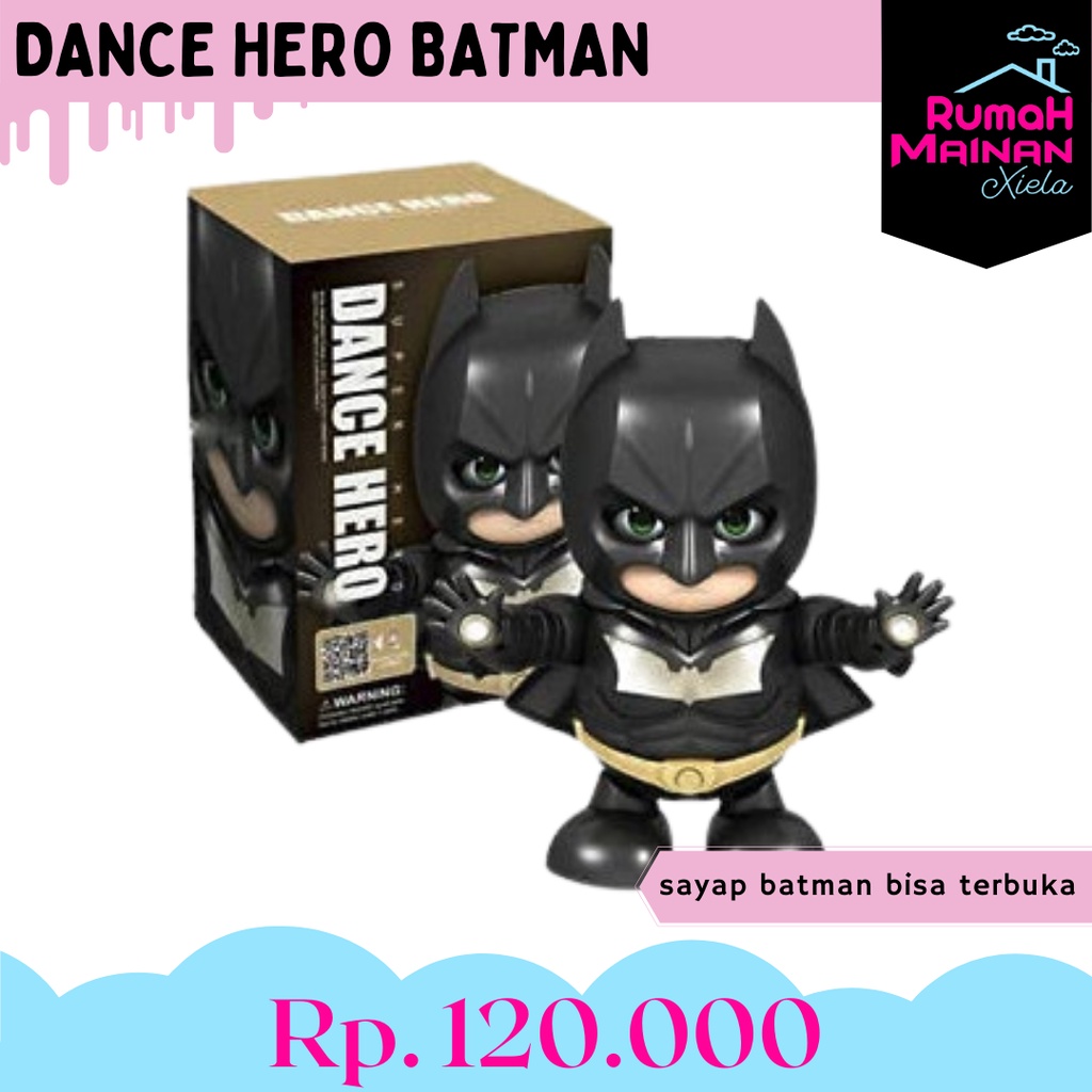 [RMX] DANCE HERO BATMAN - MAINAN ROBOT JOGET AVENGERS MARVEL BATMAN