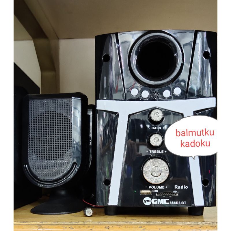 SPEAKER GMC 883D BT BLUETOOTH RADIO REMOTE