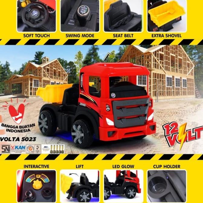 Volta 5032 Mega Truck Mainan Anak Mobil Aki Truck Pasir