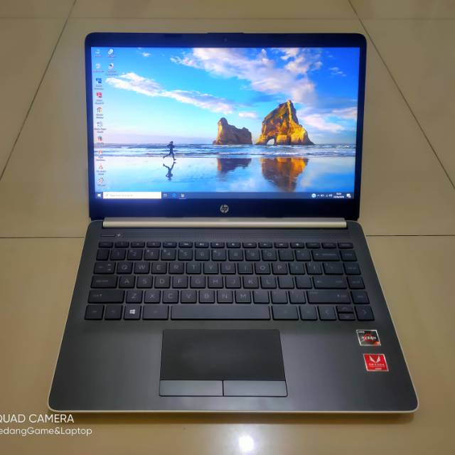 Laptop HP 14s/Ryzen 3/Ram 8GB/HDD 1TB/SSD 256GB/GARANSI RESMI HP sd Januari 2022/Full HD/Mulus