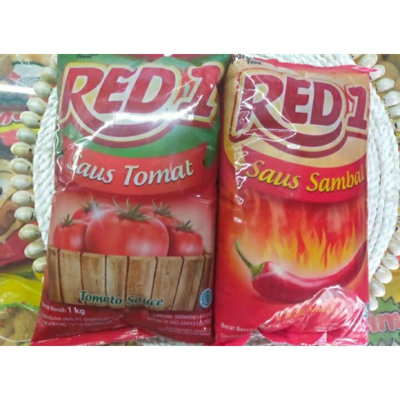 

RED 1 Saus 1kg Termurah / RED 1 Saus Sambal / RED 1 Saus Tomat