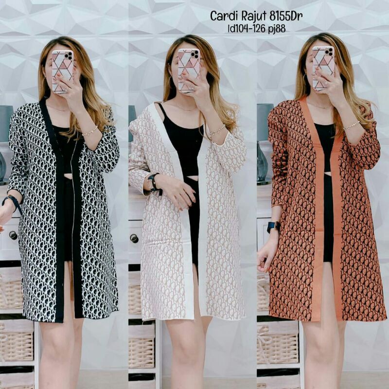 LONG CARDIGAN DIOR RAJUT PREMIUM IMPORT 815